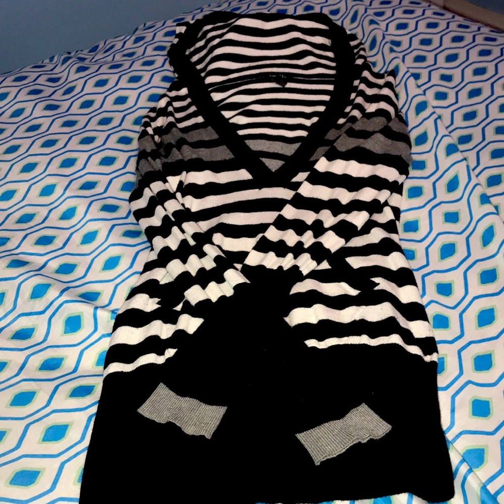 Pullover cardigan hoodie